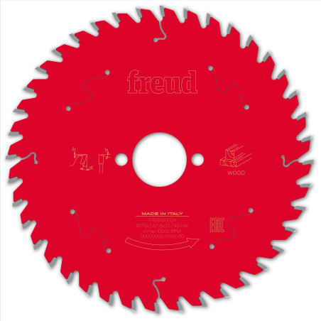 Lame pour scie circulaire portative D170 2,4/1,6 AL30 Z40 BA 10°