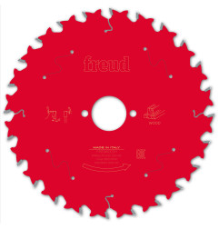 Lame pour scie circulaire portative D180 2,4/1,6 AL30 Z24 BA 15° Freud