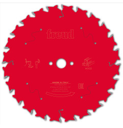 Lame pour scie circulaire portative D184 2,4/1,6 AL16 Z24 BA 15° Freud