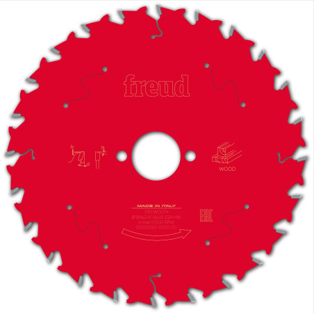 Lame pour scie circulaire portative D184 2,4/1,6 AL30 Z24 BA 15° Freud