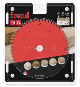 Lame pour scie circulaire portative D190 2,4/1,6 AL20 Z56 BA 5° Freud