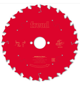 Lame pour scie circulaire portative D190 2,4/1,6 AL30 Z24 BA 15° Freud