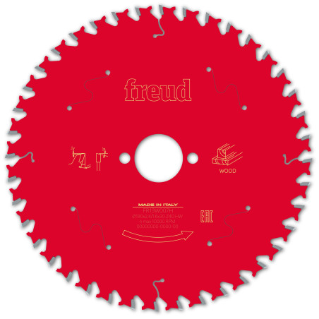 Lame pour scie circulaire portative D190 2,4/1,6 AL30 Z40 BA 10° Freud