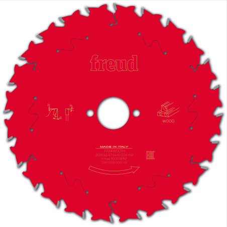 Lame pour scie circulaire portative D200 2,8/1,8 AL30 Z24 BA 15° Freud