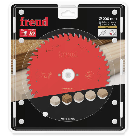 Lame pour scie circulaire portative D200 2,8/1,8 AL30 Z48 BA 10° Freud