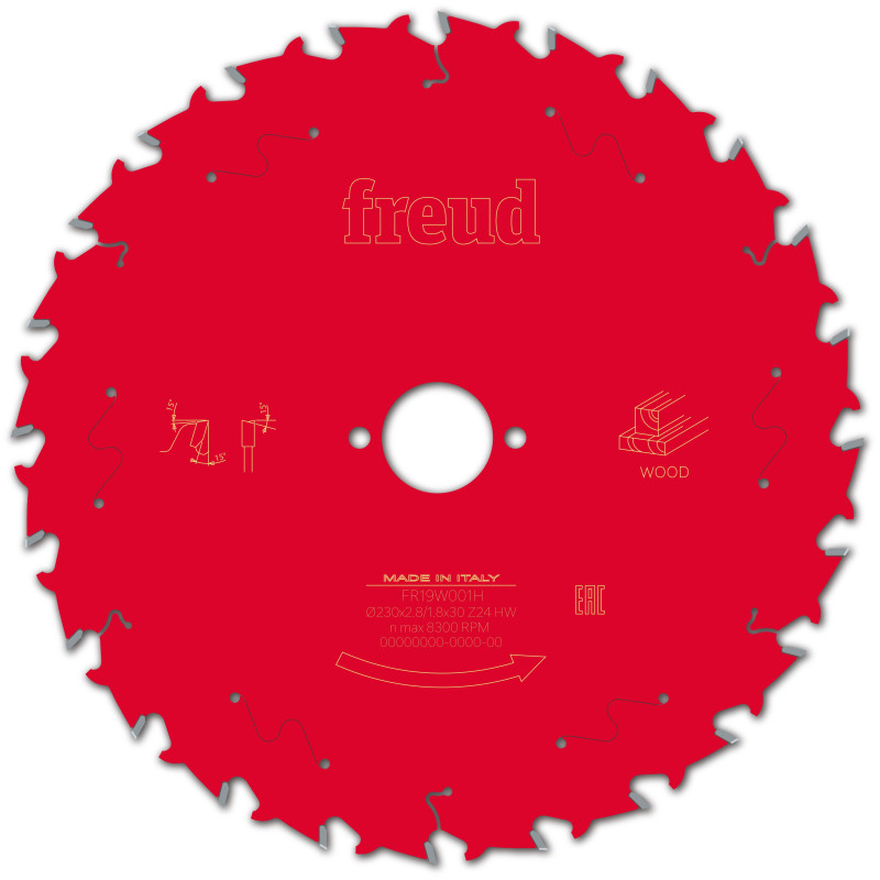 Lame pour scie circulaire portative D230 2,8/1,8 AL30 Z24 BA 15° Freud Lame pour scie circulaire portative D230 2,8/1,8 AL30 Z24 BA 15° Freud