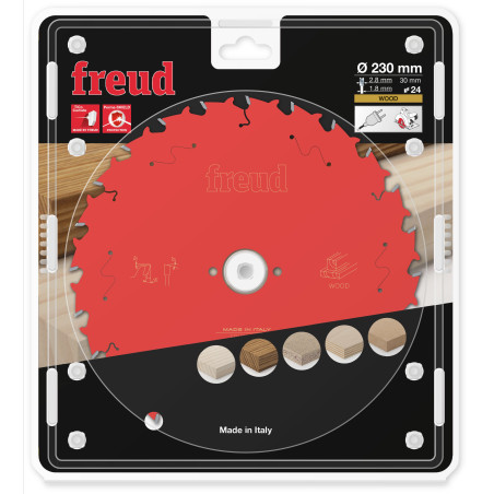 Lame pour scie circulaire portative D230 2,8/1,8 AL30 Z24 BA 15° Freud