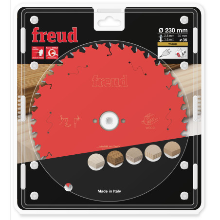 Lame pour scie circulaire portative D230 2,8/1,8 AL30 Z36 BA 15° Freud