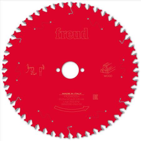 Lame pour scie circulaire portative D235 2,8/1,8 AL30 Z48 BA 15° Freud