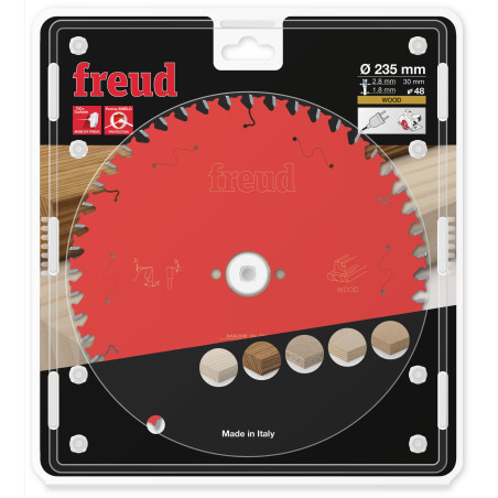 Lame pour scie circulaire portative D235 2,8/1,8 AL30 Z48 BA 15° Freud