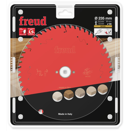 Lame pour scie circulaire portative D235 2,8/1,8 AL30 Z56 BA 10° Freud