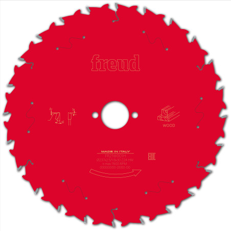 Lame pour scie circulaire portative D237 2,5/1,8 AL30 Z24 BA 15° Freud