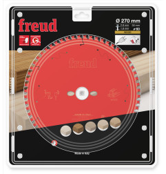 Lame pour scie circulaire portative D270 2,8/1,8 AL30 Z60 BA 10° Freud