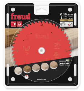 Lame pour scie circulaire portative sans fil D184 1,55/1 AL20 Z48 BA 10° Freud