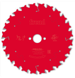 Lame pour scie circulaire portative filaire/sans fil D160 1,8/1,3 A20 Z24 BA 15° Freud