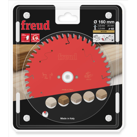 Lame pour scie circulaire portative filaire/sans fil D160 1,8/1,3 AL20 Z48 BA 5° Freud