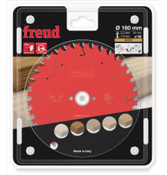 Lame pour scie circulaire portative filaire/sans fil D160 2,2/1,6 A20 Z36 BA 10° Freud