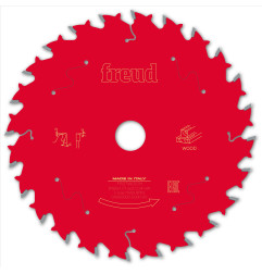 Lame pour scie circulaire portative filaire/sans fil D165 1,7/1,3 A20 Z24 BA 15° Freud