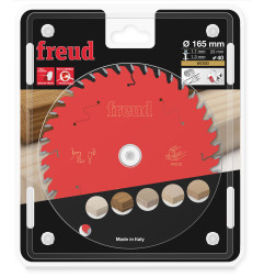 Lame pour scie circulaire portative filaire/sans fil D165 1,7/1,3 A20 Z40 BA 18° Freud