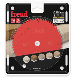 Lame scie circulaire portative filaire/sans fil D182 1,7/1,3 AL19,05 Z60 BA 15° Freud