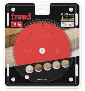 Lame scie circulaire portative filaire/sans fil D182 1,7/1,3 AL19,05 Z60 BA 15° Freud