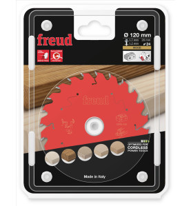 Lame pour scie circulaire portative sans fil D120 1,65/1,2 AL20 Z24 BA 20° Freud