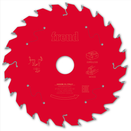 Lame pour scie circulaire portative sans fil D136 1,45/1 AL20 Z24 BA 20° Freud