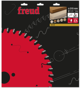 Lame pour scie circulaire portative D315 2,4/1,8 AL30 Z72 BA -5° Freud