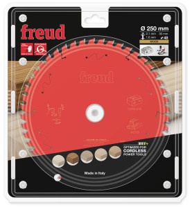 Lame pour scie circulaire portative sans fil D250 2,1/1,6 AL30 Z48 BA 5° Freud