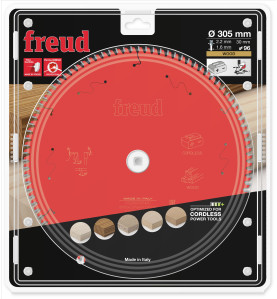 Lame pour scie circulaire portative sans fil D305 2,2/1,6 AL30 Z96 BA 5° Freud