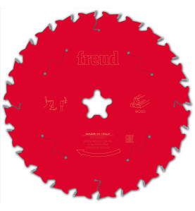 Lame pour scie circulaire portative D190 2,4/1,6 Fastfix Z24 BA 15° Freud