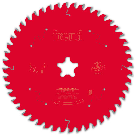 Lame pour scie circulaire portative D190 2,4/1,6 Fastfix Z48 BA 5° Freud