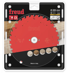 Lame pour scie circulaire portative D225 2,6/1,6 AL30 Z32 BA 15° Freud