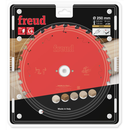 Lame pour scie circulaire portative D250 2,8/1,8 AL30 Z24 BA 20° Freud