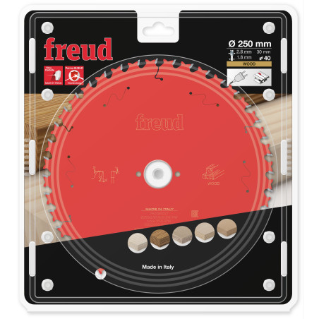 Lame pour scie circulaire portative D250 2,8/1,8 AL30 Z40 BA 15° Freud