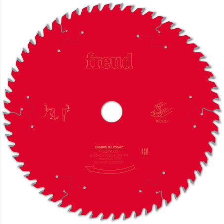 Lame pour scie circulaire portative D255 2,8/1,8 AL25,4 Z60 BA 15° Freud