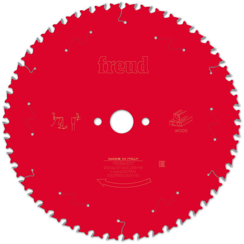 Lame pour scie circulaire portative D300 2,5/1,8 AL30 Z48 BA 15° Freud Lame pour scie circulaire portative D300 2,5/1,8 AL30 Z48 BA 15° Freud