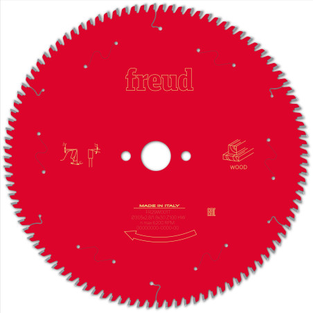 Lame pour scie circulaire portative D305 2,8/1,8 AL30 Z100 BA 5° Freud