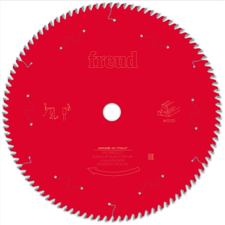 Lame pour scie circulaire portative D305 2,8/1,8 AL25,4 Z96 BA 15° Freud