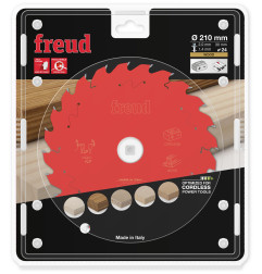 Lame pour scie circulaire portative sans fil D210 1,7/1,2 AL30 Z24 BA 25° Freud