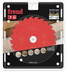 Lame pour scie circulaire portative sans fil D210 1,7/1,2 AL30 Z24 BA 25° Freud
