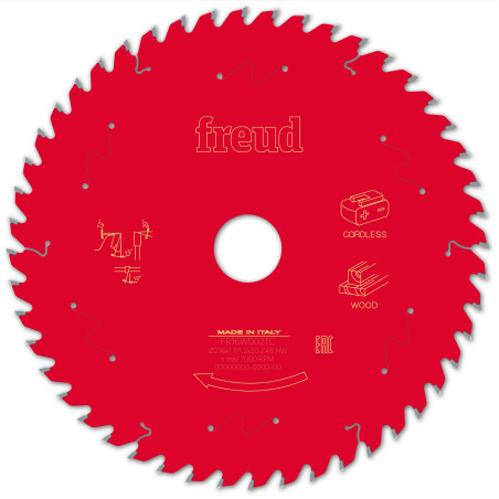 Lame pour scie circulaire portative sans fil D216 1,7/1,2 AL30 Z48 BA 15° Freud