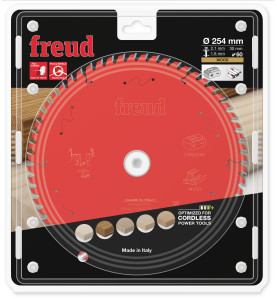 Lame pour scie circulaire portative sans fil D254 2,1/1,6 AL30 Z60 BA 15° Freud