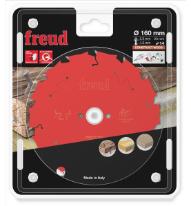 Lame pour scie circulaire portative D160 2/1,3 AL20 Z14 BA 18° Freud