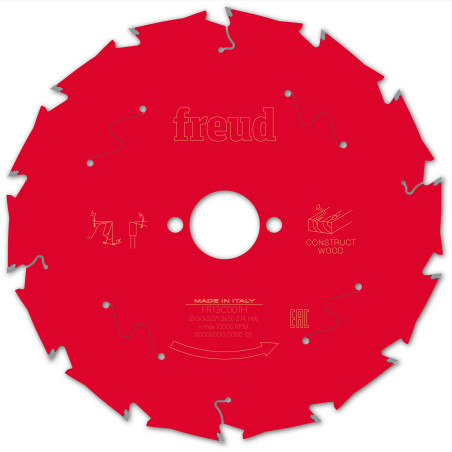 Lame pour scie circulaire portative D190 2/1,3 AL30 Z14 BA 18° Freud