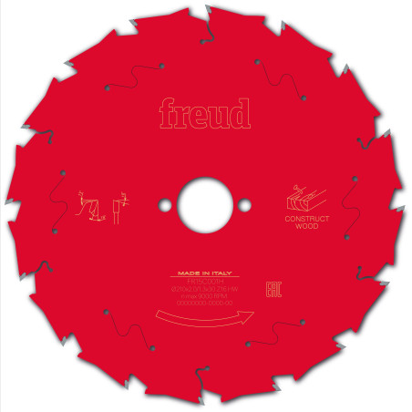 Lame pour scie circulaire portative D210 2/1,3 AL30 Z16 BA 18° Freud