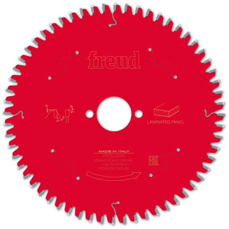 Lame pour scie circulaire portative D190 2,6/1,6 AL30 Z60 BA -5° Freud