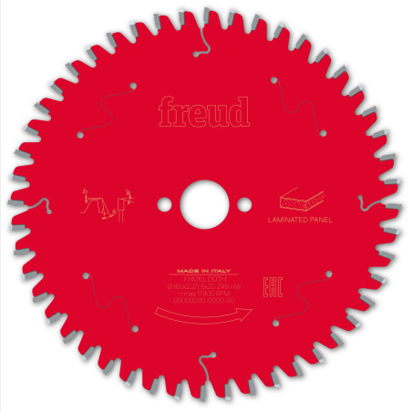 Lame pour scie circulaire portative filaire/sans fil D160 2,2/1,6 A20 Z48 BA -5° Freud