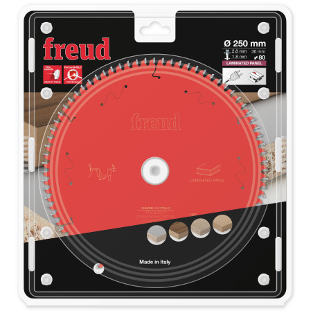 Lame pour scie circulaire portative D250 2,8/1,8 AL30 Z80 BA -2° Freud