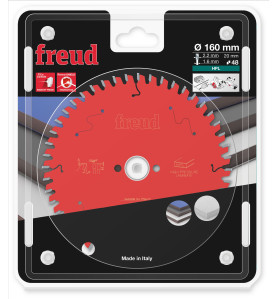 Lame pour scie circulaire portative filaire/sans fil D160 2,2/1,6 AL20 Z48 TP 0° Freud